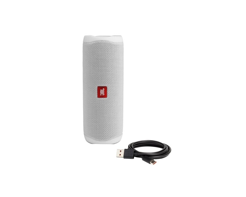 Тонколони JBL FLIP5 WHT waterproof portable Bluetooth speaker 5