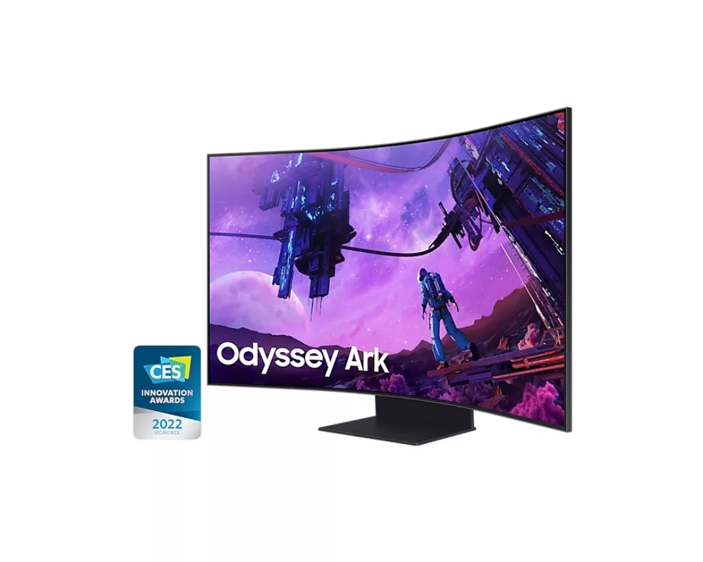Монитор Samsung Odyssey Ark 55" Quantum Mini-LED Curved 1000R, 4K 3440x1440,165 Hz, 1ms GTG 12