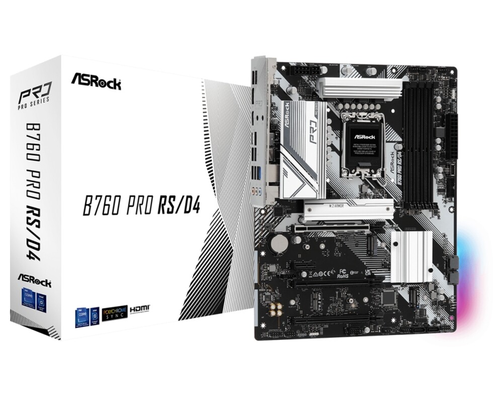 Дънна платка ASRock MB Desktop B760 Pro RS 4