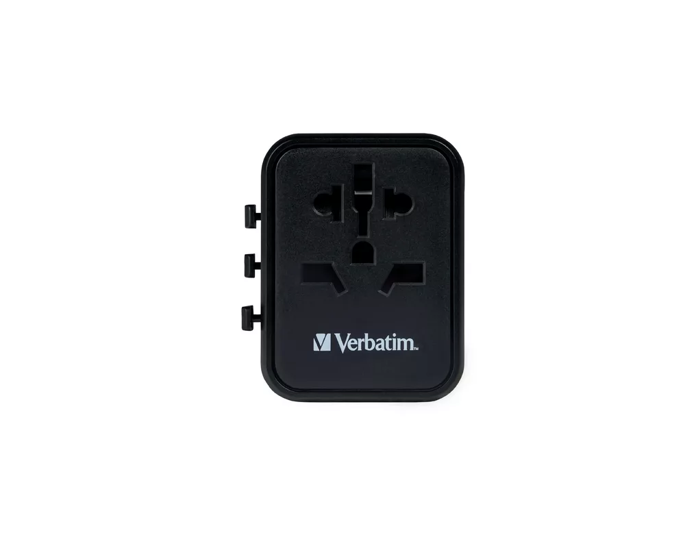 Зарядно Verbatim UTA-01 Universal Travel Adapter with 2 x USB-A ports 3