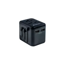  Verbatim UTA-01 Universal Travel Adapter with 2 x USB-A ports 674960 49543 на топ цена - PIC.bg