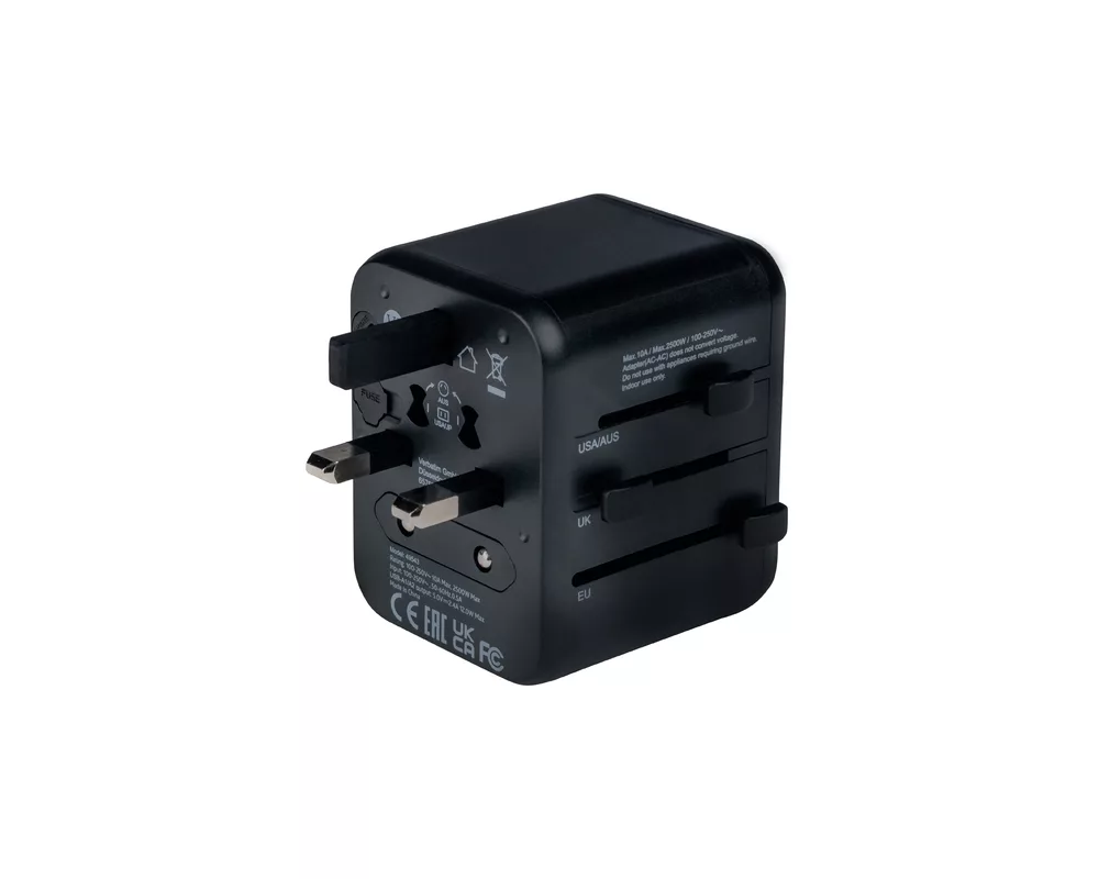 Зарядно Verbatim UTA-01 Universal Travel Adapter with 2 x USB-A ports 6