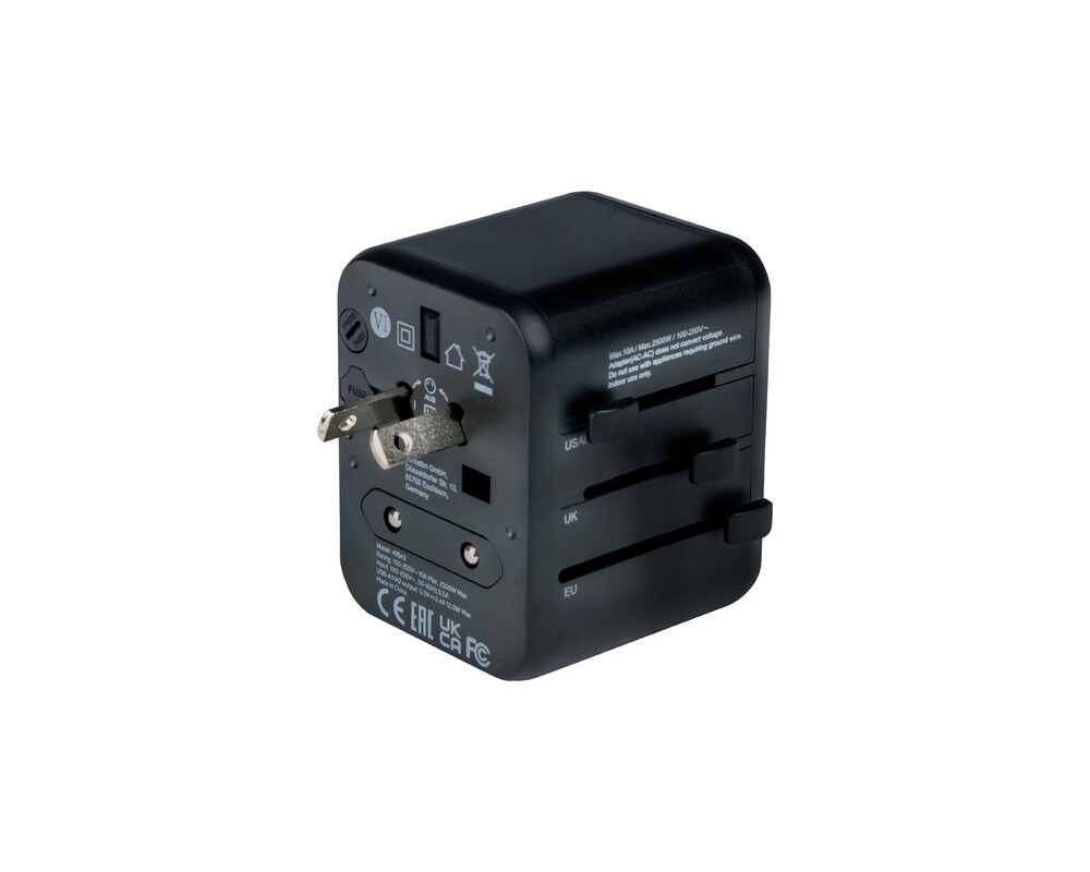 Зарядно Verbatim UTA-01 Universal Travel Adapter with 2 x USB-A ports 5