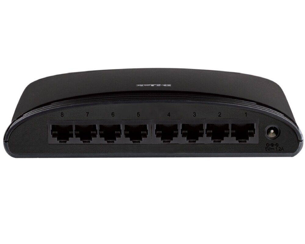 Switch (Комутатор) D-Link 8-Port 10/100Mbps Fast Ethernet Unmanaged Switch 2