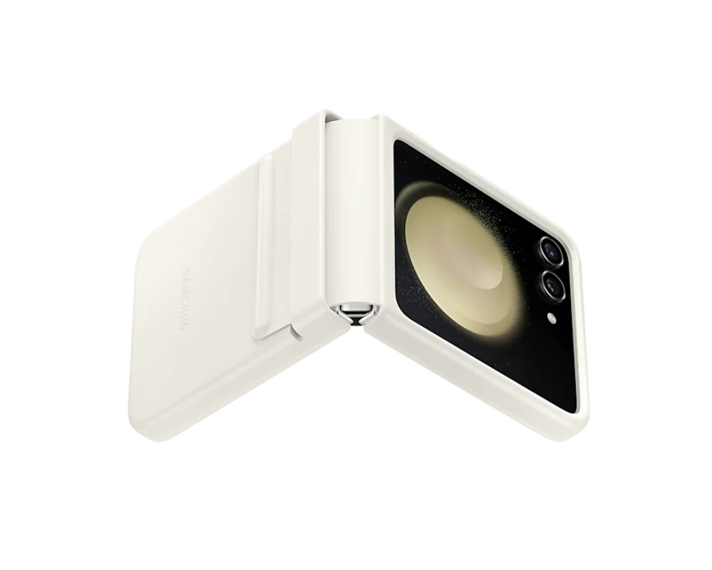Калъф Samsung F731 Flip5 Flap ECO-Leather Case Cream 4