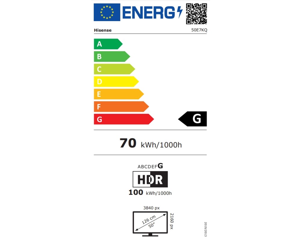 Телевизор Hisense 50" E7KQ 9