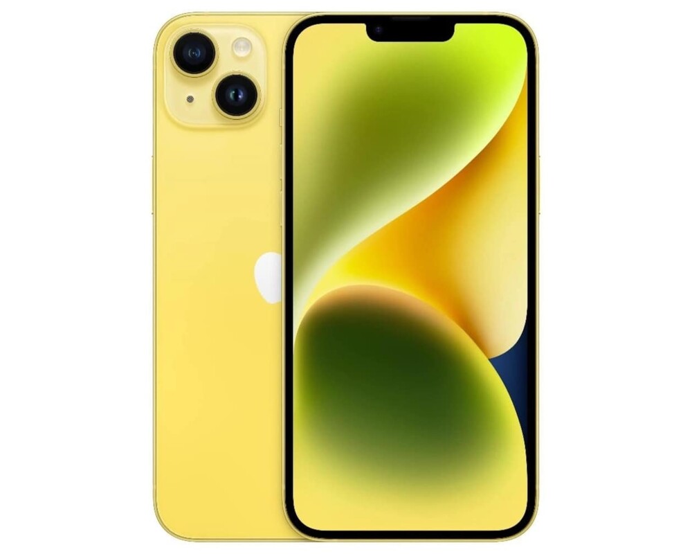Смартфон Apple iPhone 14, 128 GB, Yellow, A2882 2