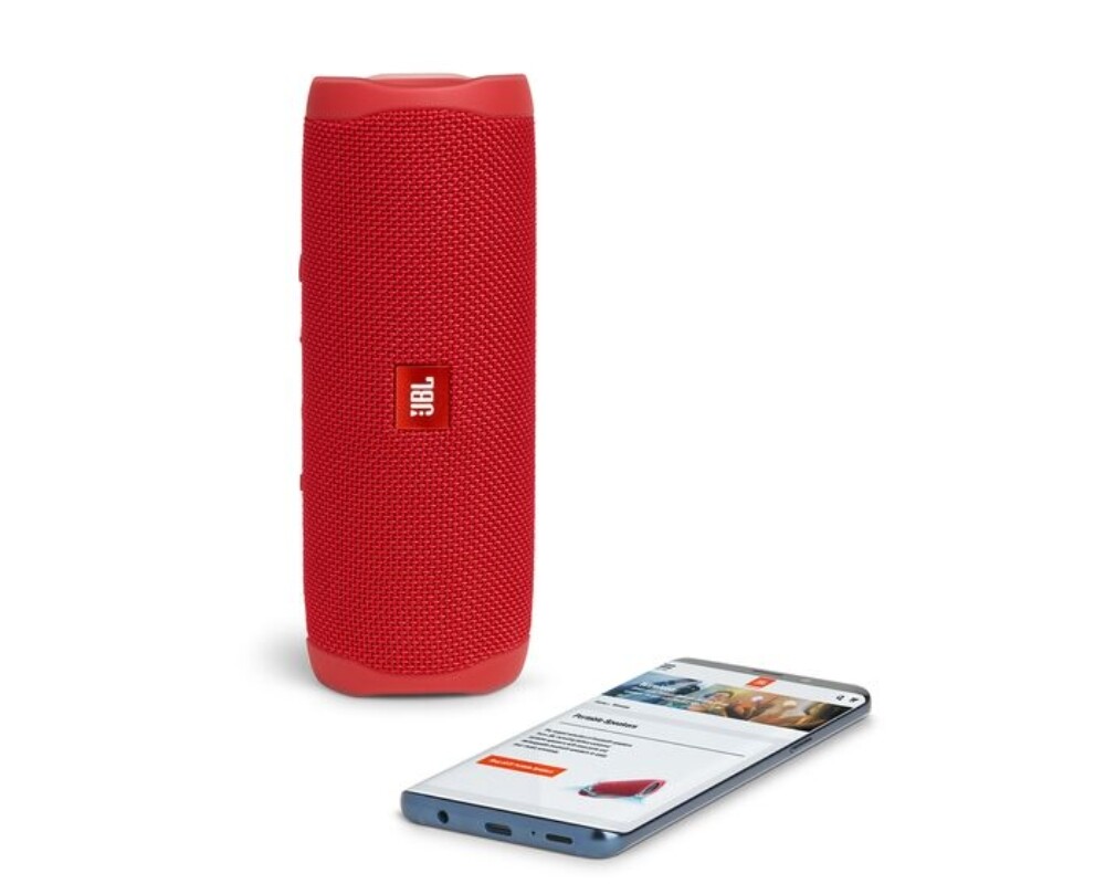 Тонколони JBL FLIP5 RED waterproof portable Bluetooth speaker 6