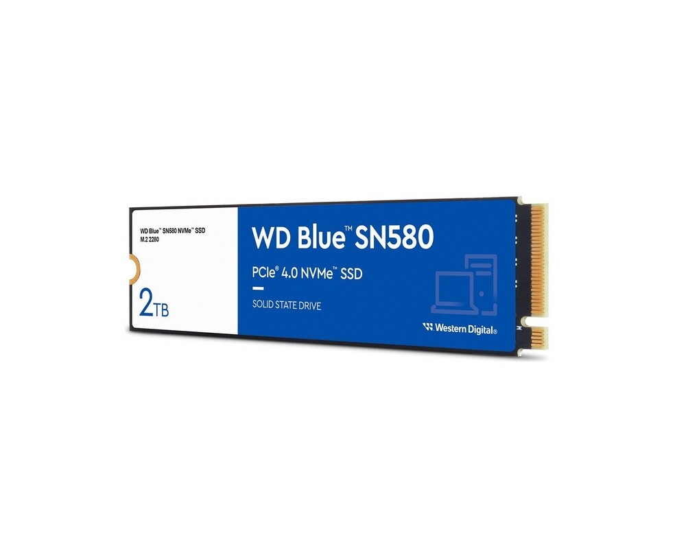 SSD WD Blue SN580 NVMe SSD 2TB M.2 PCIe Gen4 7