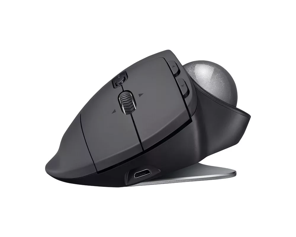 Мишка Logitech MX ERGO Advanced Wireless Trackball, Графит 3