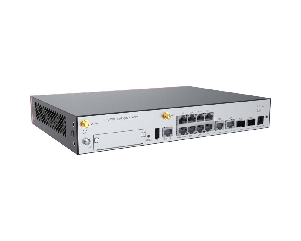 Рутер HUAWEI AR651W 2xGE combo WAN 8xGE LAN 1xUSB2.0 802.11b 2