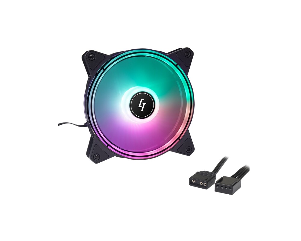 Вентилатор Chieftec Value 3 x RGB Fan 4
