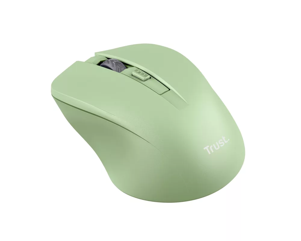 Мишка TRUST Mydo Silent Wireless Mouse Green 2