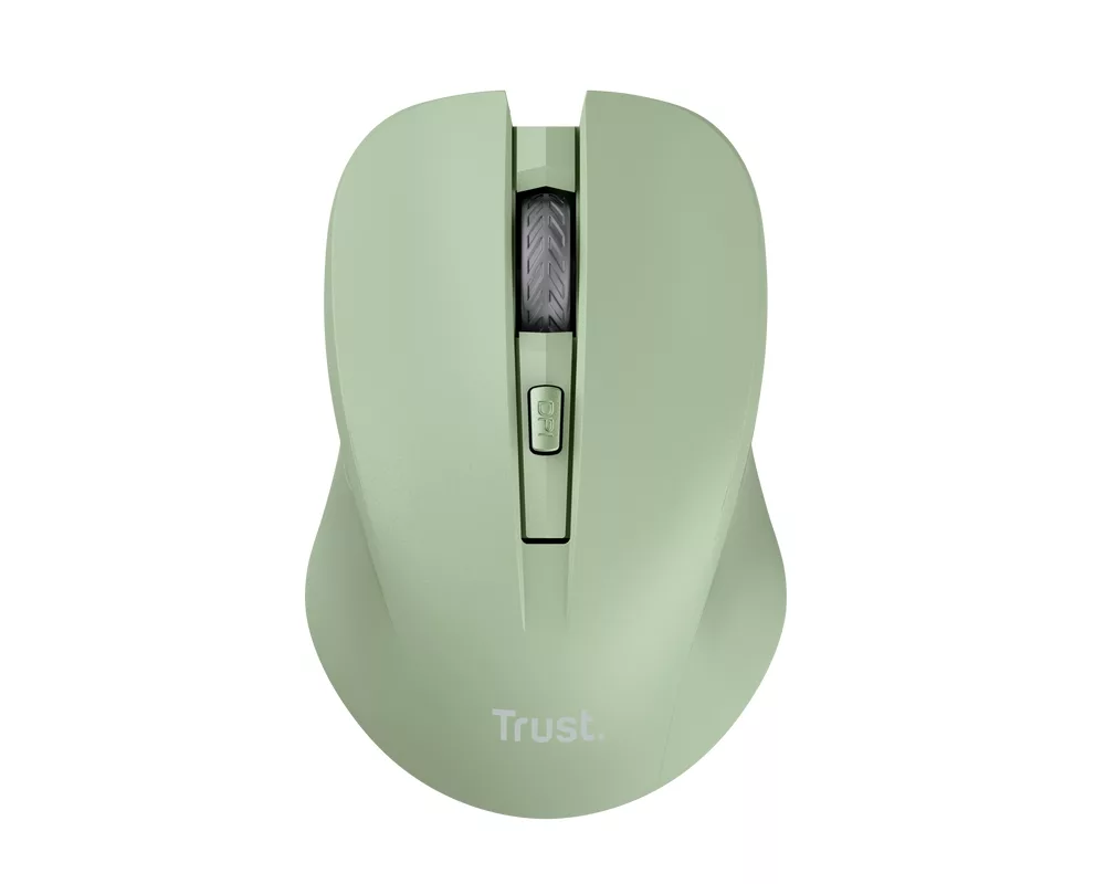 Мишка TRUST Mydo Silent Wireless Mouse Green 3