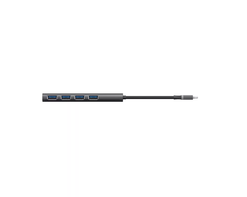 USB хъб TRUST Halyx 4-PORT USB-C HUB 6