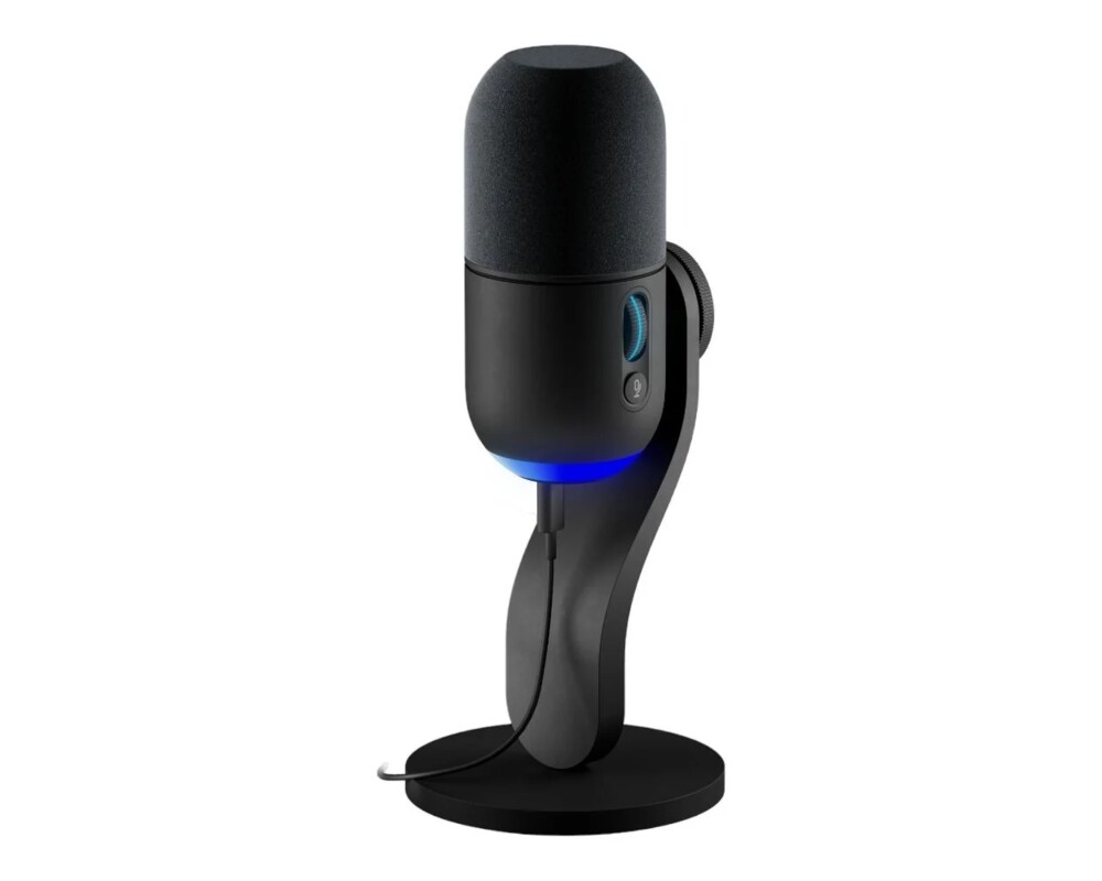 Микрофон Настолен динамичен микрофон Logitech YETI GX RGB LightSync 6