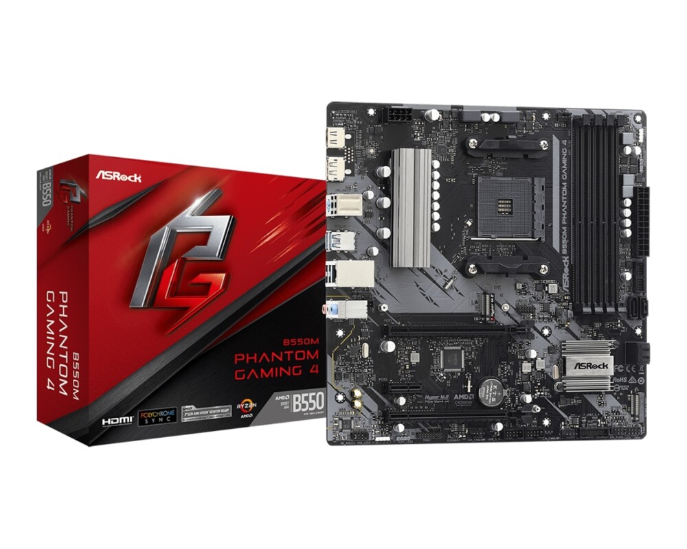 Дънна платка ASROCK B550M PHANTOM GAMING 4 12