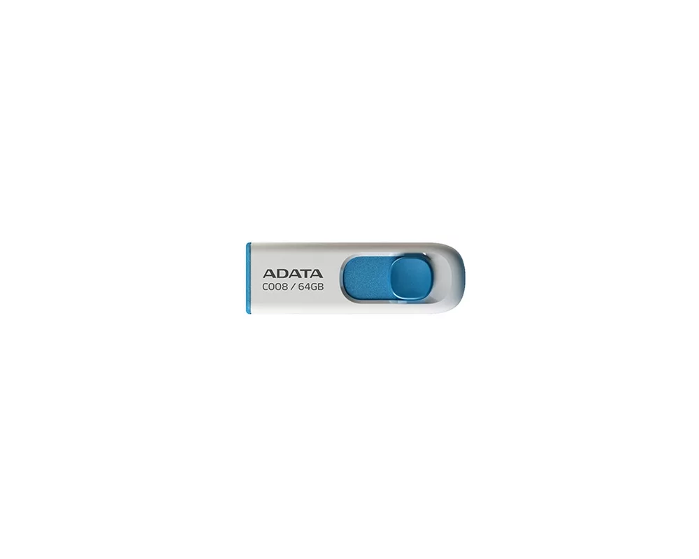 Флаш памет Adata 16GB C008 USB 2.0-Flash Drive White 2