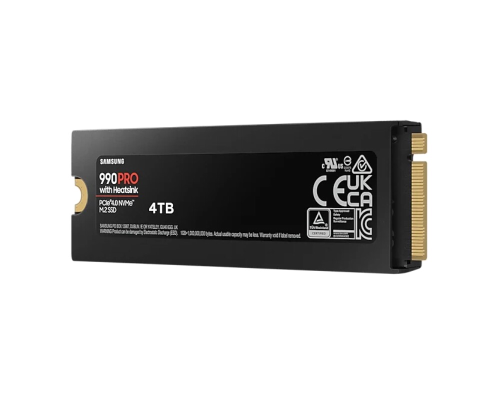 SSD SAMSUNG SSD 990 PRO 4TB M.2 NVMe PCIe 4.0 Heatsink 4