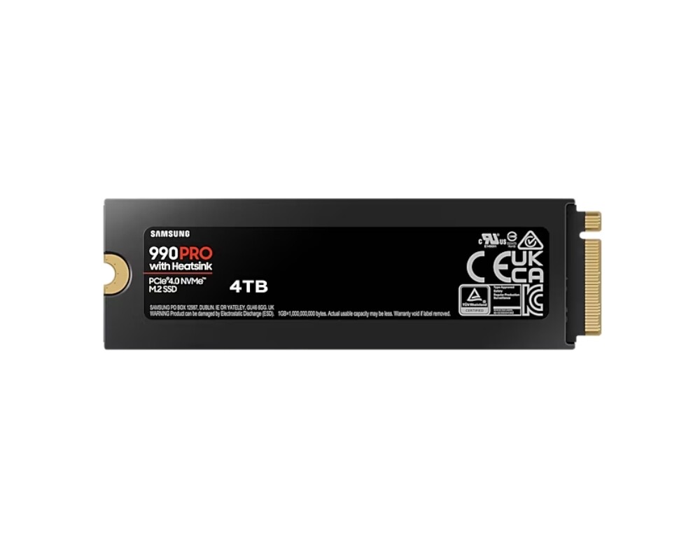 SSD SAMSUNG SSD 990 PRO 4TB M.2 NVMe PCIe 4.0 Heatsink 2