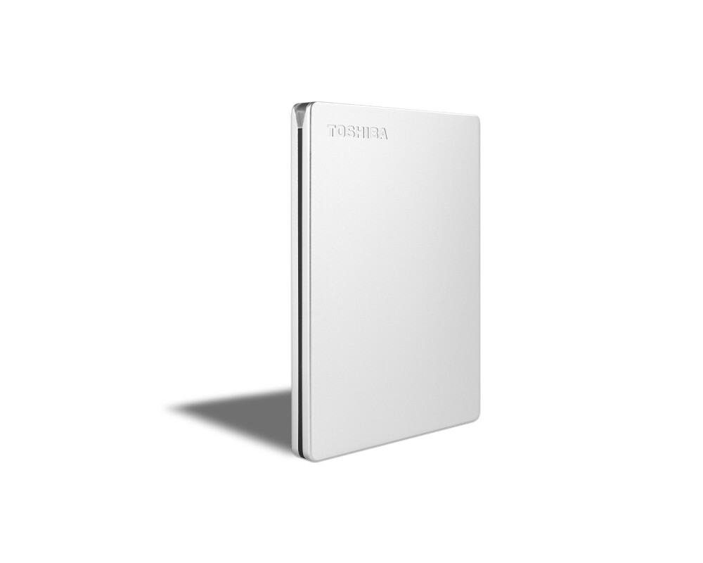 Твърд диск Toshiba Canvio Slim 2TB Silver ( 2.5" 2