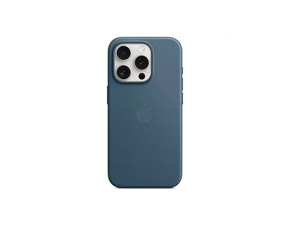 Калъф Apple iPhone 15 Pro FineWoven Case with MagSafe - Pacific Blue 4