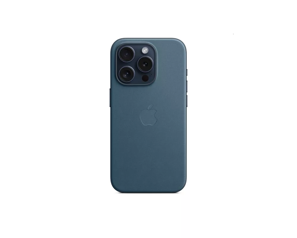 Калъф Apple iPhone 15 Pro FineWoven Case with MagSafe - Pacific Blue 5