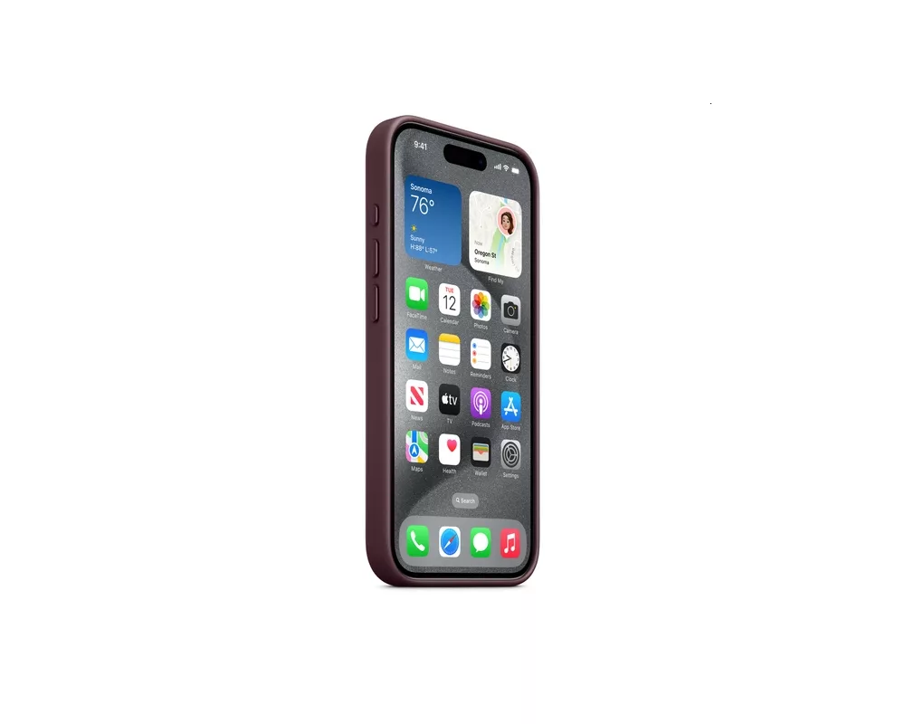 Калъф Apple iPhone 15 Pro FineWoven Case with MagSafe - Mulberry 5