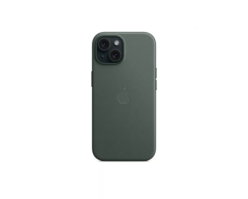 Калъф Apple iPhone 15 FineWoven Case with MagSafe - Evergreen 5