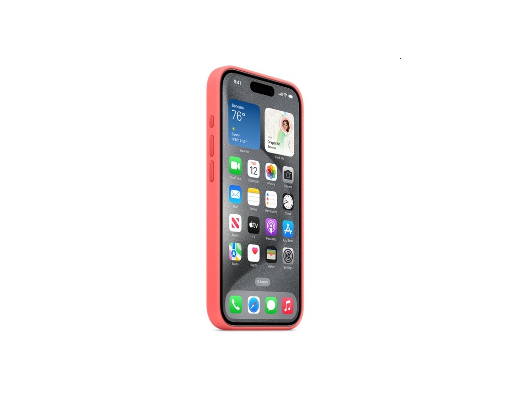 Калъф Apple iPhone 15 Pro Silicone Case with MagSafe - Guava 5