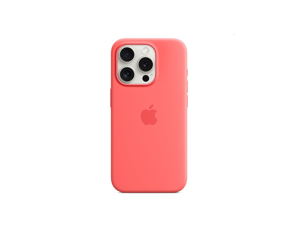 Калъф Apple iPhone 15 Pro Silicone Case with MagSafe - Guava 3