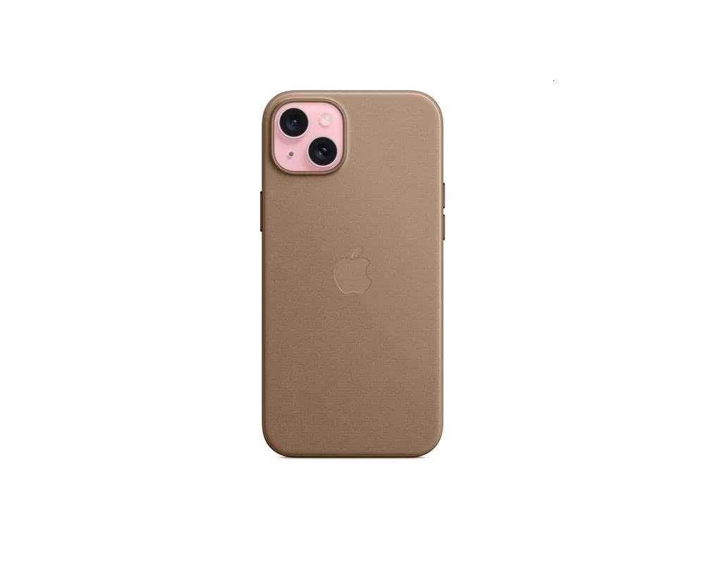 Калъф Apple iPhone 15 Plus FineWoven Case with MagSafe - Taupe 2