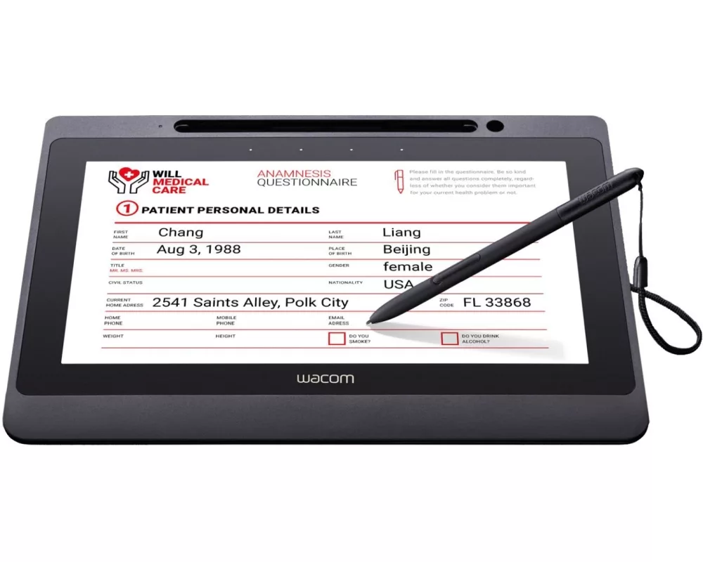 Графичен таблет Wacom Signature Set - DTU1141B & sign pro PDF Lite 2