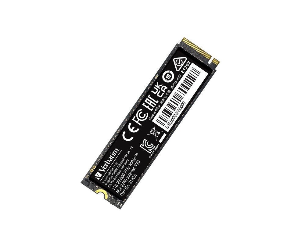 SSD Verbatim Vi5000 Internal PCIe NVMe M.2 SSD 1TB 2