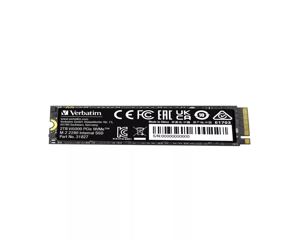 SSD Verbatim Vi5000 Internal PCIe NVMe M.2 SSD 2TB 3