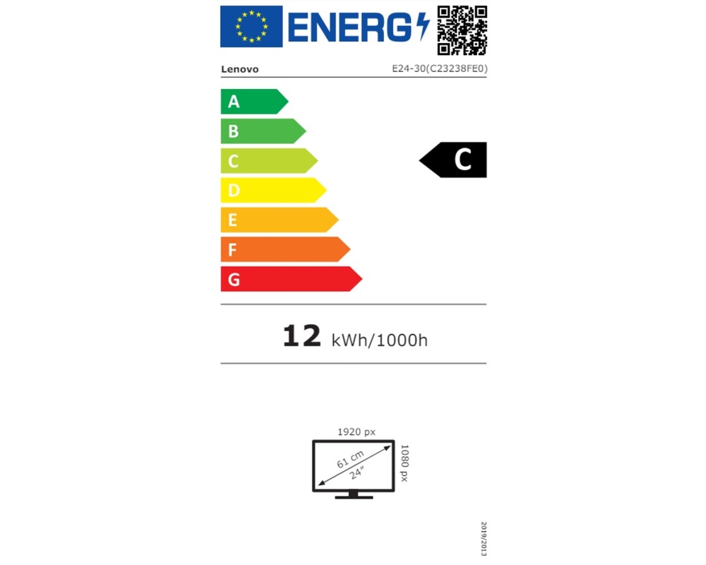 Монитор 23.8'' Lenovo ThinkVision E24-30 10