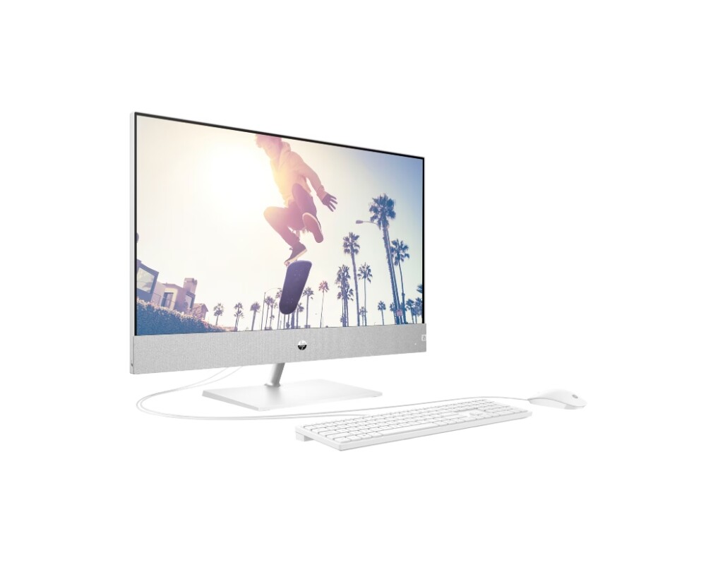 Компютър All in One HP Pavilion All-In-One Intel Core i7-13700T 27inch FHD Glossy IPS Touch 16GB RAM 1TB SSD FREE DOS Snowflake White (BG) 3