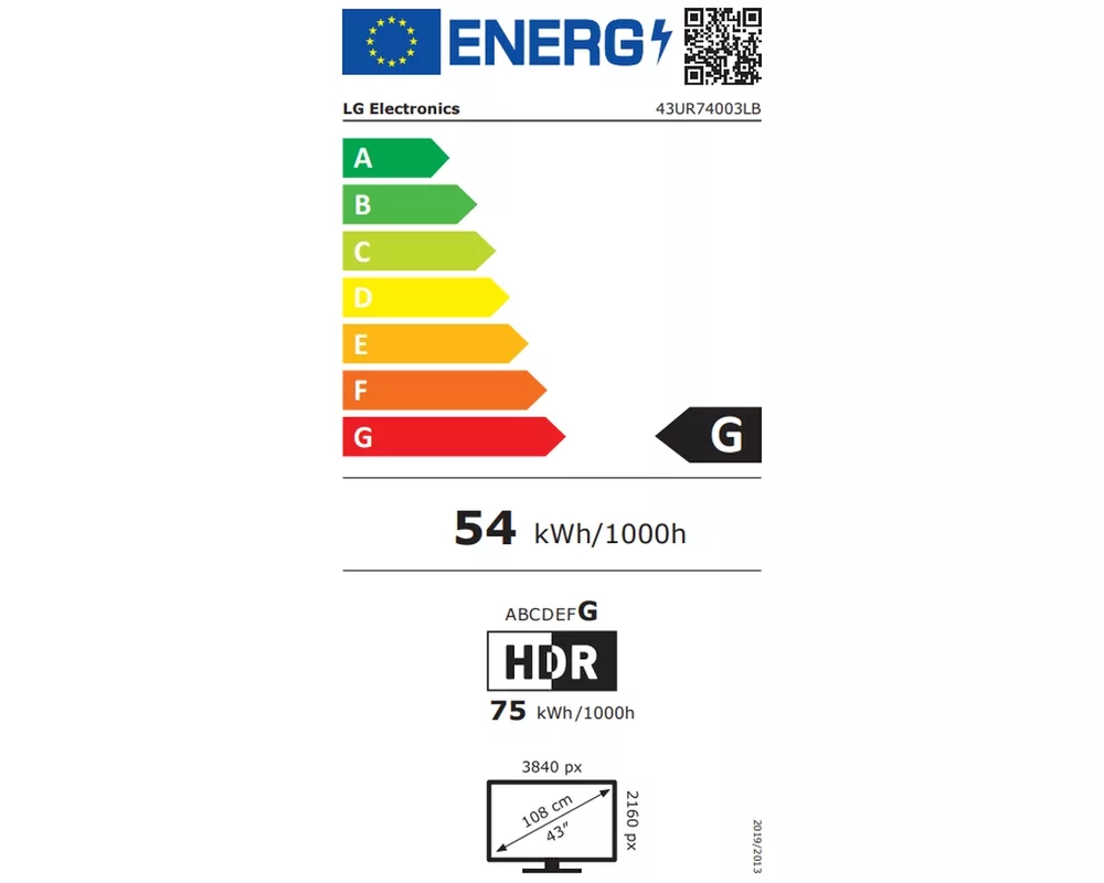 Телевизор LG 43UR74003LB 8