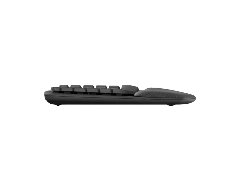 Клавиатура Logitech Wave Keys wireless ergonomic keyboard - GRAPHITE - US INT`L - 2.4GHZ/BT - N/A - INTNL-973 - UNIVERSAL 4