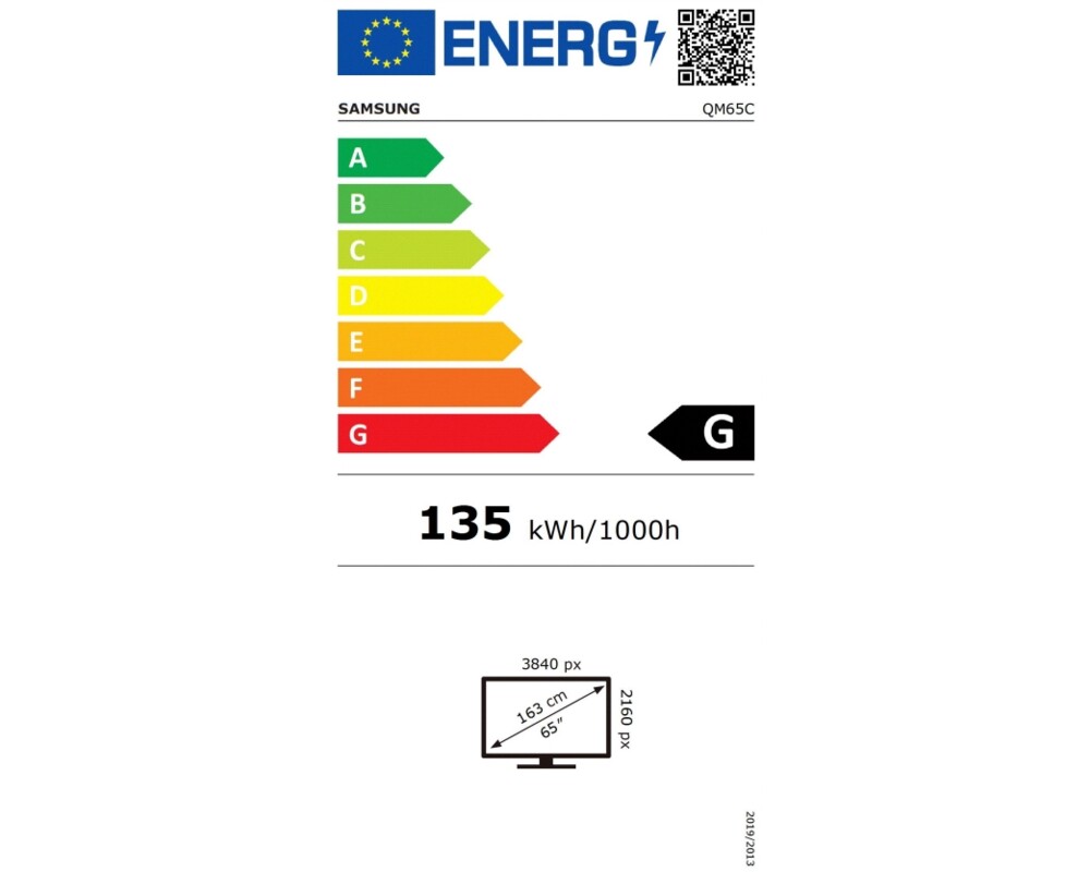 Широкоформатен дисплей SAMSUNG 65inch UHD 13