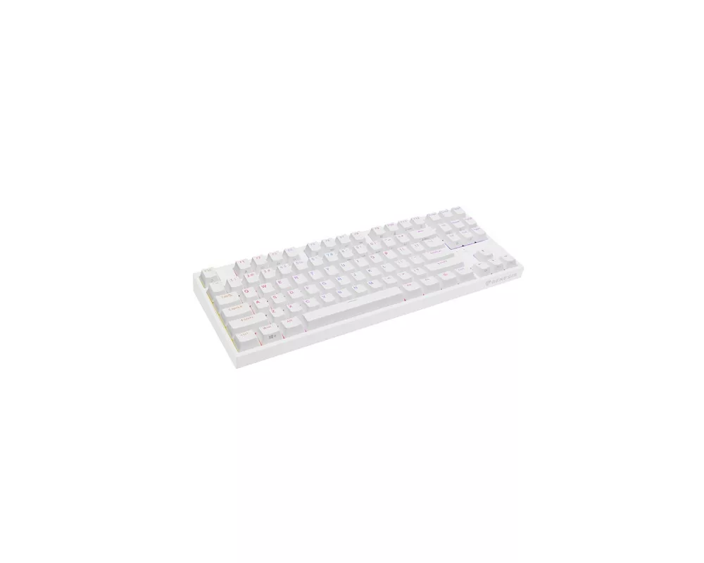 Клавиатура Genesis Gaming Keyboard Thor 404 TKL White RGB Backlight US Layout Yellow Switch 3