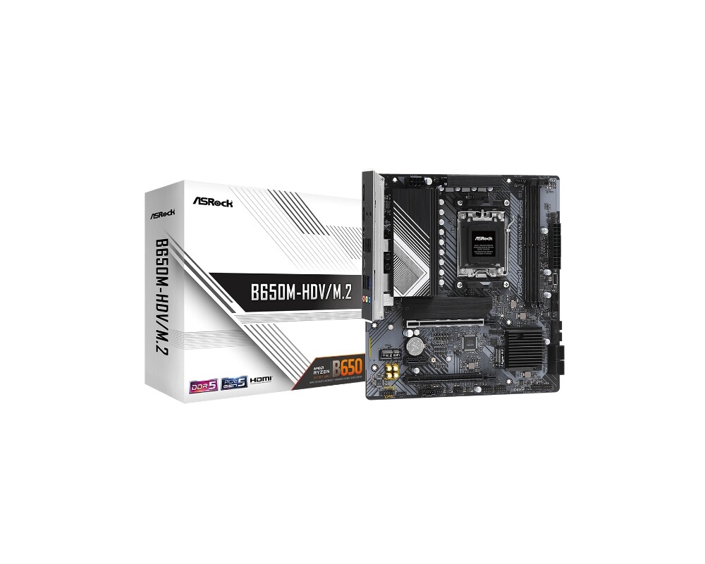 Дънна платка ASROCK B650M-HDV/M.2 /AM5 19