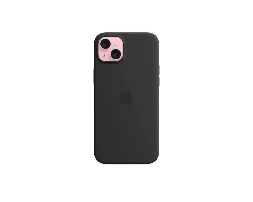 Калъф Apple iPhone 15 Plus Silicone Case with MagSafe - Black 2