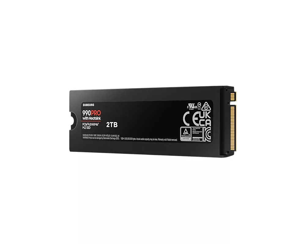 SSD Samsung SSD 990 PRO 2TB Heatsink PCIe 4.0 NVMe 2.0 M.2 V-NAND 3-bit MLC 4