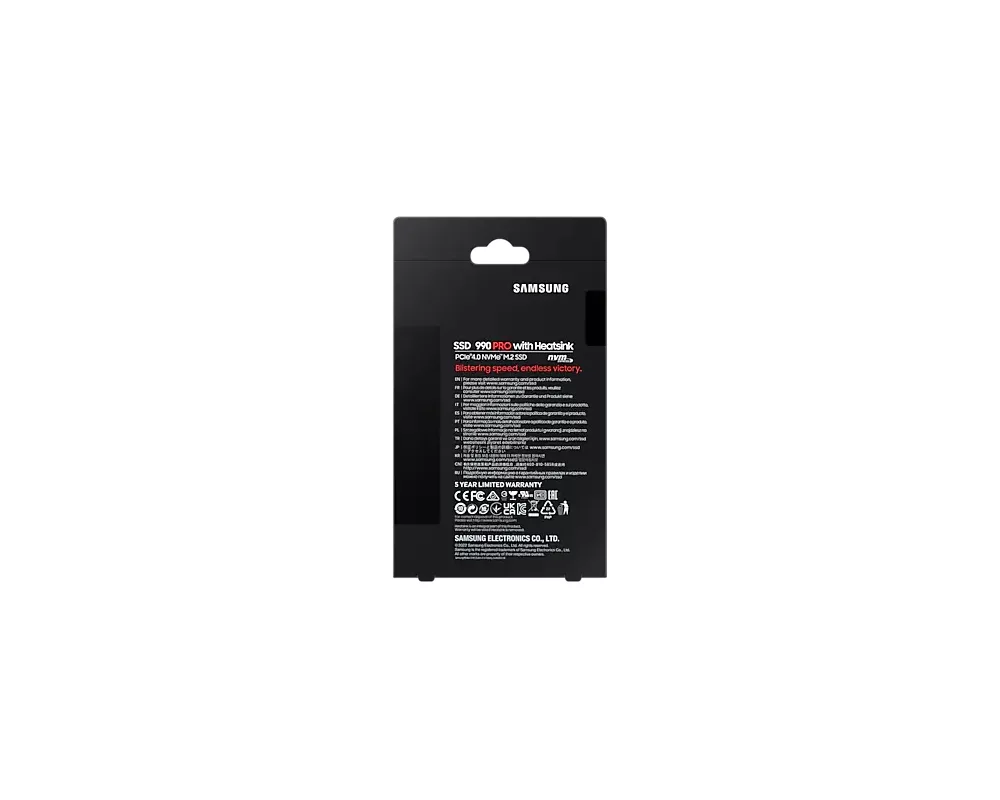 SSD Samsung SSD 990 PRO 2TB Heatsink PCIe 4.0 NVMe 2.0 M.2 V-NAND 3-bit MLC 8