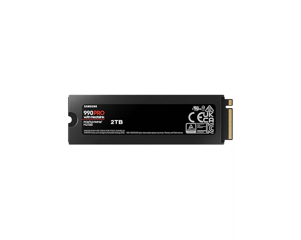 SSD Samsung SSD 990 PRO 2TB Heatsink PCIe 4.0 NVMe 2.0 M.2 V-NAND 3-bit MLC 2