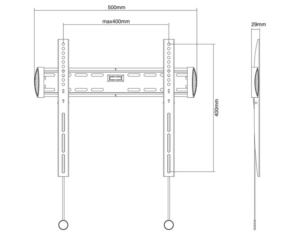 Стойка Neomounts Flat Screen Wall Mount (fixed) 3