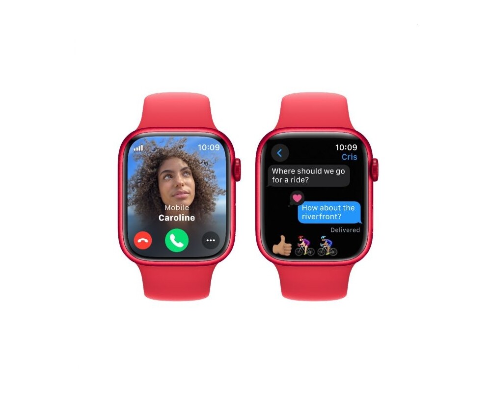 Smart часовник Apple Watch Series 9 GPS + Cellular 45mm (PRODUCT)RED Aluminium Case with (PRODUCT)RED Sport Band - S/M 3