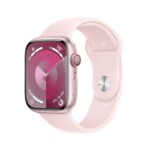 <span>Smart часовник</span> Apple Watch Series 9 GPS + Cellular 45mm Pink Aluminium Case with Light Pink Sport Band - S/M <span class='catalog-num-in-name'>MRMK3QC/A</span> - 