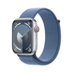 <span>Smart часовник</span> Apple Watch Series 9 GPS + Cellular 45mm Silver Aluminium Case with Winter Blue Sport Loop <span class='catalog-num-in-name'>MRMJ3QC/A</span> - 